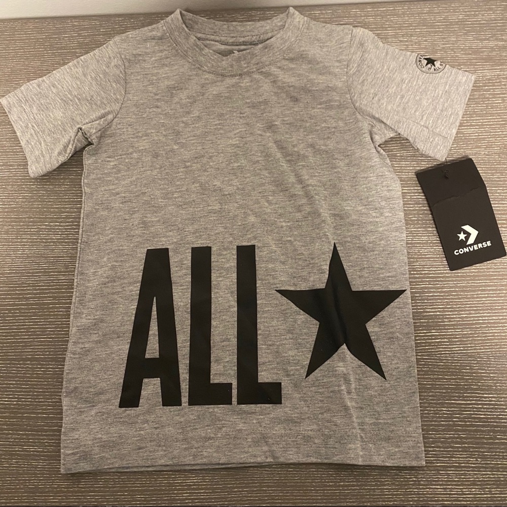 NWT Grey Converse All Star T shirt
